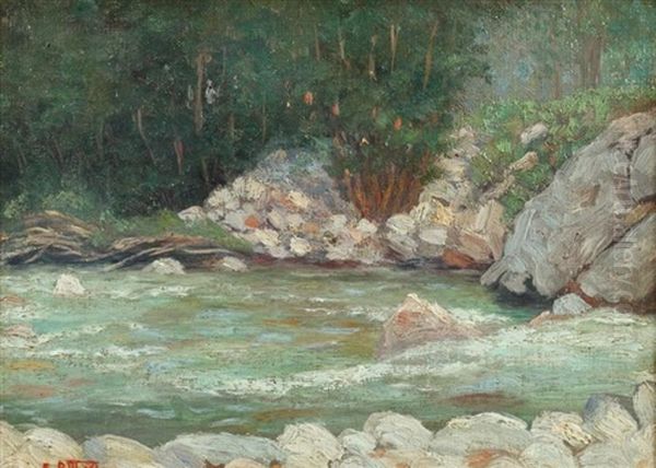 Rushing River Oil Painting by Edward Henry Potthast