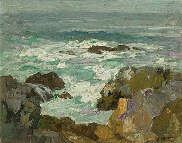 Coastal View Oil Painting by Edward Henry Potthast