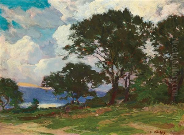 Summer Landscape Oil Painting by Edward Henry Potthast