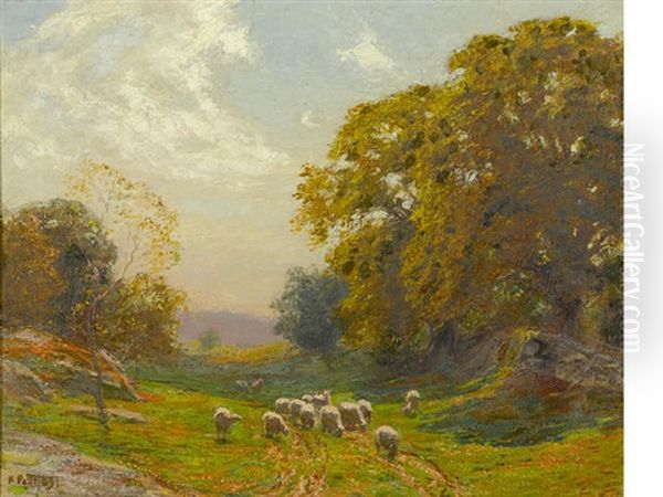 Sheep Meadow Oil Painting by Edward Henry Potthast