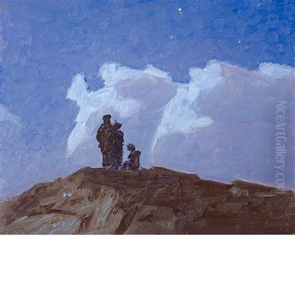 Hilltop (monhegan Island) Oil Painting by Edward Henry Potthast