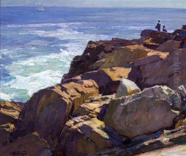 The Rockbound Coast, Ogunquit Oil Painting by Edward Henry Potthast