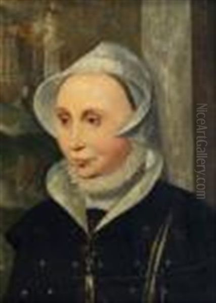 Portrait Of A Lady Oil Painting by Frans Pourbus the Elder