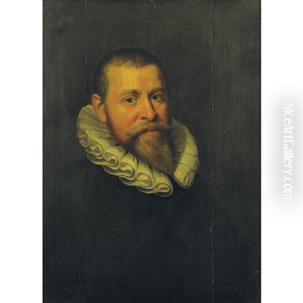 Portrait Of A Man Oil Painting by Frans Pourbus the Elder