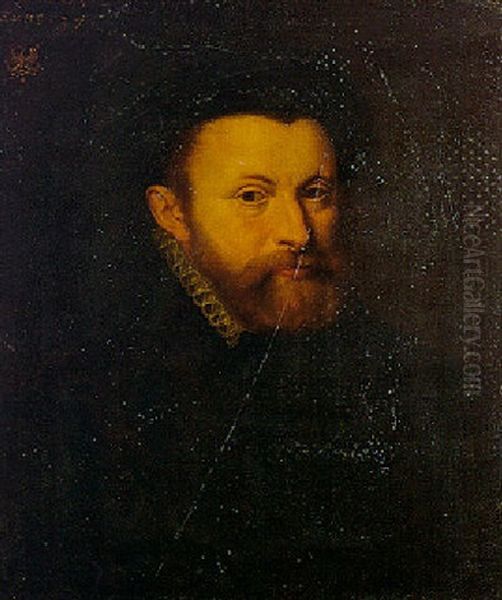 Portrait D'un Gentilhomme Polonais Oil Painting by Frans Pourbus the Elder