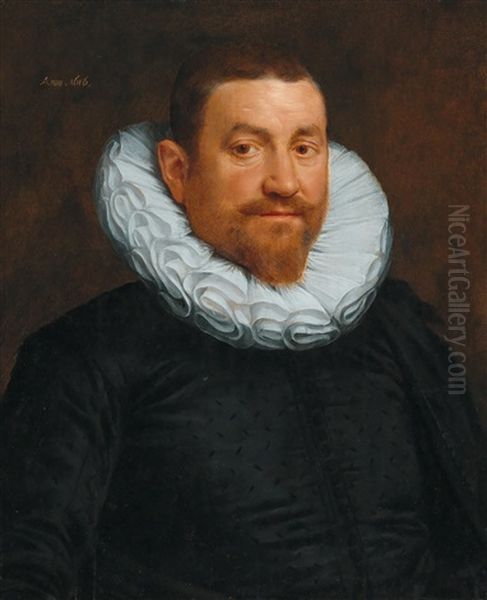 Portrait Of A Man Oil Painting by Frans Pourbus the younger