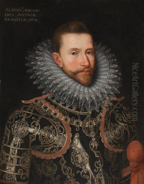 Portrait Of The Archduke Albrecht Of Austria Oil Painting by Frans Pourbus the younger