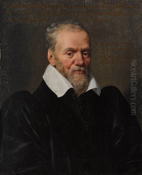 Charles De Chantecler Oil Painting by Frans Pourbus the younger