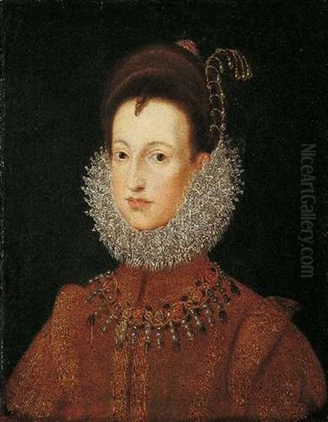 Bildnis Der Erzherzogin Isabella Oil Painting by Frans Pourbus the younger