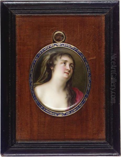 Portrait Of A Lady In The Guise Of Mary Magdalene by Charles Boit