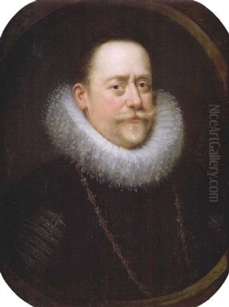 Portrait D'un Gentilhomme En Buste by Frans Pourbus the younger