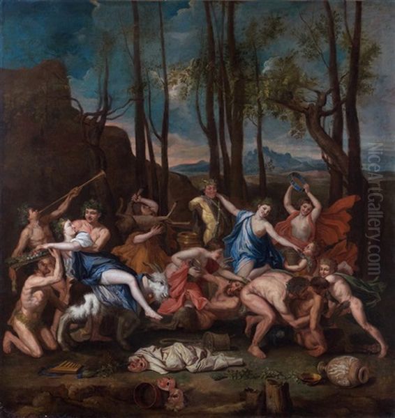 Le Triomphe De Pan Oil Painting by Nicolas Poussin