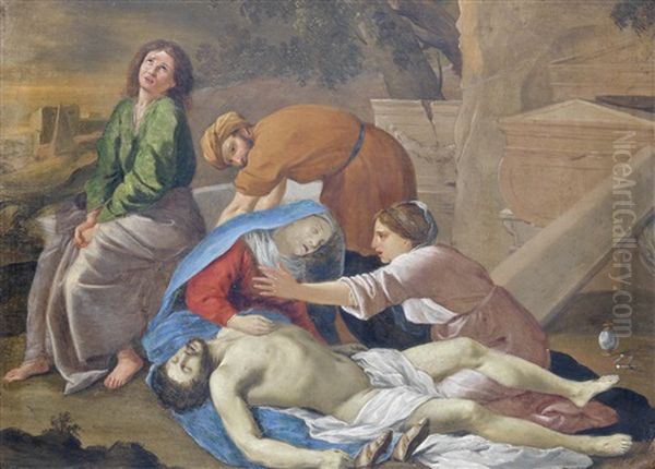 The Entombment Oil Painting by Nicolas Poussin