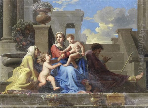 The Madonna Of The Steps Oil Painting by Nicolas Poussin