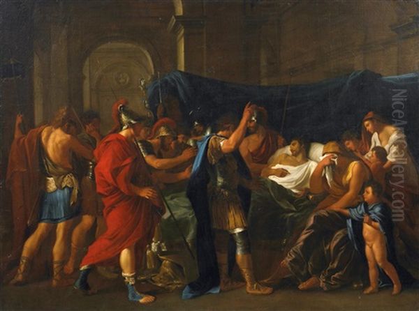 Der Tod Des Germanicus by Nicolas Poussin