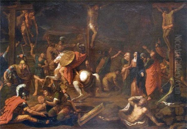 La Crucifixion Oil Painting by Nicolas Poussin