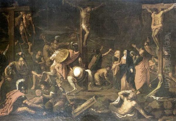 La Crucifixion Oil Painting by Nicolas Poussin