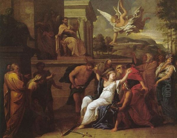 The Martyrdom Of Saint Agatha Oil Painting by Nicolas Poussin