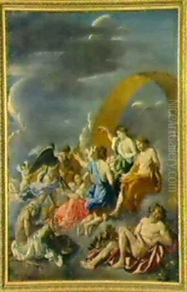 Mythologische Darstellung Oil Painting by Nicolas Poussin