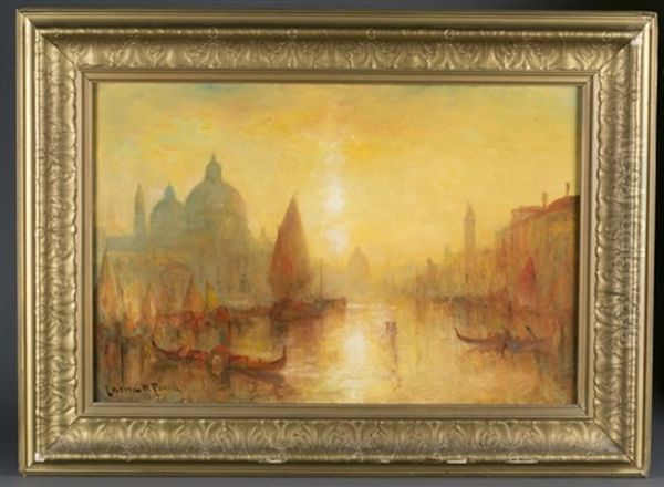 Grand Canal, Late Afternoon Oil Painting by Lucien Whiting Powell