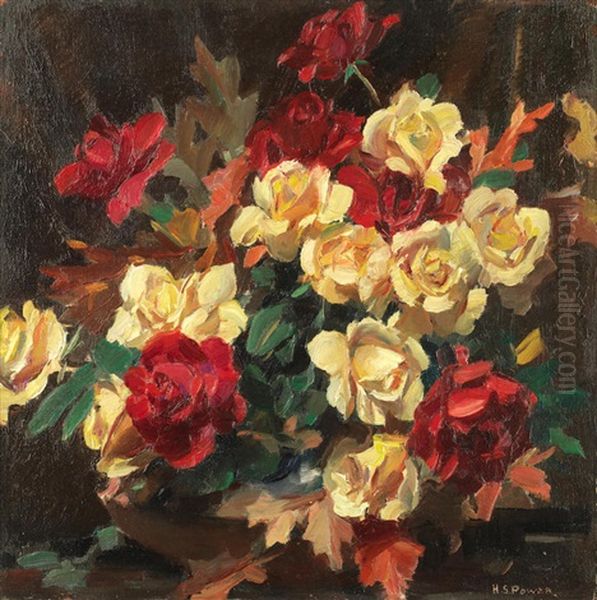 A Bowl Of Roses by Harold Septimus Power