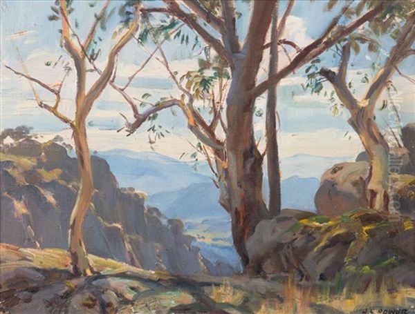 The Gorge, Mount Buffalo Oil Painting by Harold Septimus Power