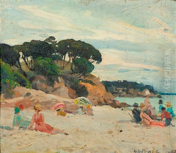 Black Rock, Melbourne Oil Painting by Harold Septimus Power