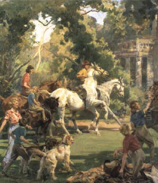 Preparing For The Ride by Harold Septimus Power