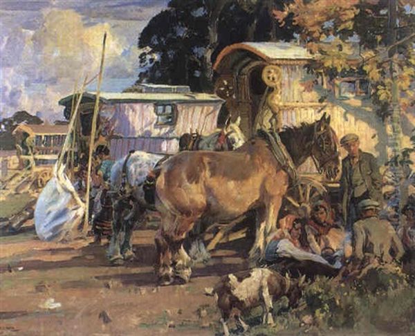 Gypsies, 1926 by Harold Septimus Power