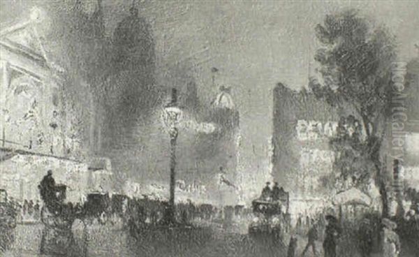 The Empire, Leicester Square by George Hyde Pownall