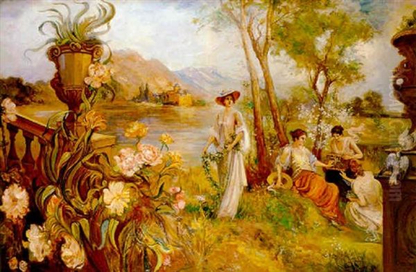 La Primavera Oil Painting by Emilio Poy Dalmau