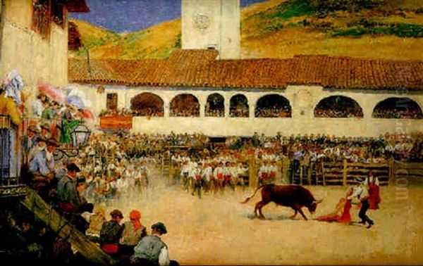 Corrida De Toros Oil Painting by Emilio Poy Dalmau