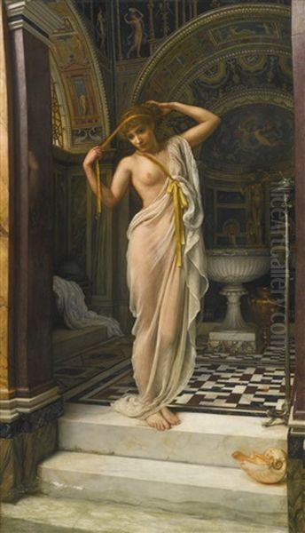 Diadumene Oil Painting by Edward John Poynter