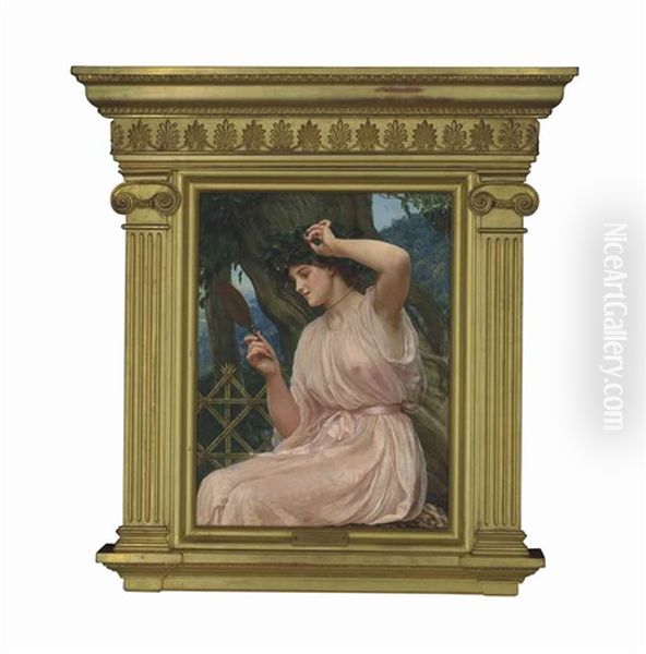 Phyllis Oil Painting by Edward John Poynter