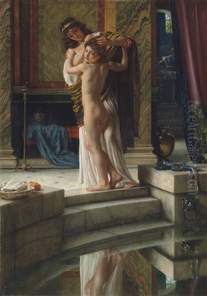 Idle Fears Oil Painting by Edward John Poynter