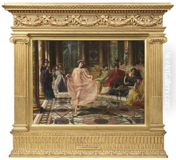 The Ionian Dance Motus Doceri Gaudet Ionicos, Matura Virgo, Et Fingitur Artibus Oil Painting by Edward John Poynter