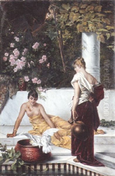 A Reverie Oil Painting by Edward John Poynter