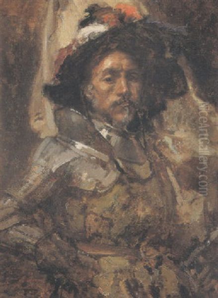 El Abanderado Oil Painting by Francisco Pradilla y Ortiz