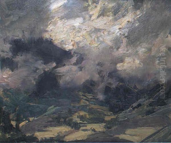 Tormenta Oil Painting by Francisco Pradilla y Ortiz