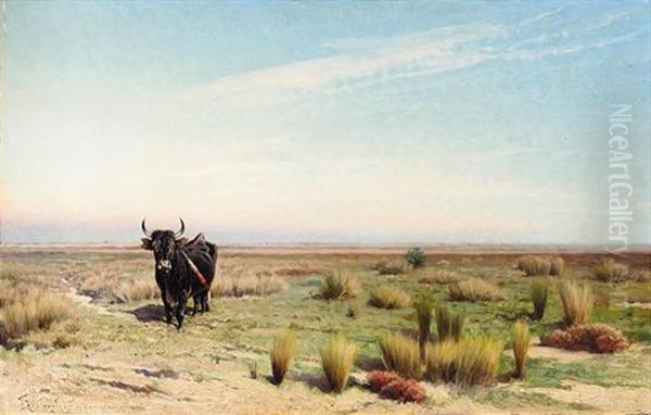 The Camargue Oil Painting by Ivan Pranishnikov