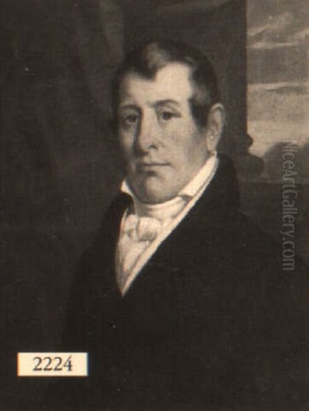 Portrait Of Johnson Oil Painting by Henry Cheever Pratt