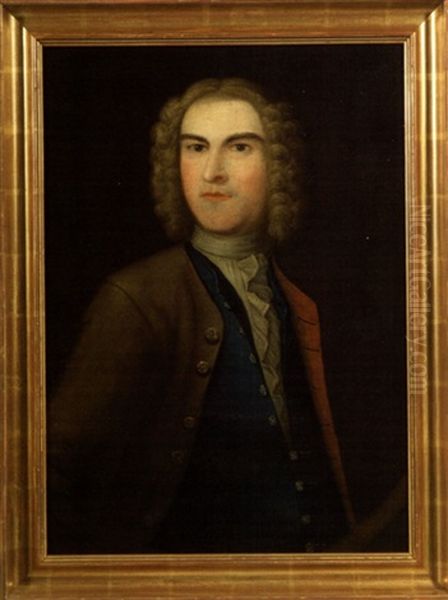 Portrait Of Colonial American Patriot James Otis Oil Painting by Matthew Pratt