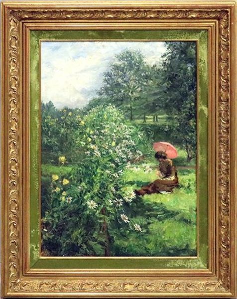 Springtime Oil Painting by William Pratt