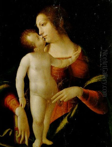 Madonna Mit Kind Oil Painting by Ambrogio de Predis