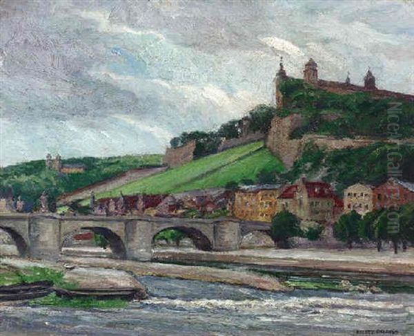 Ansicht Von Wurzburg Oil Painting by Johann Philipp Ferdinand Preiss