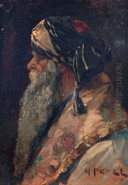 Araber Oil Painting by Hermann Prell