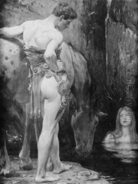 Die Wasserfrau by Hermann Prell