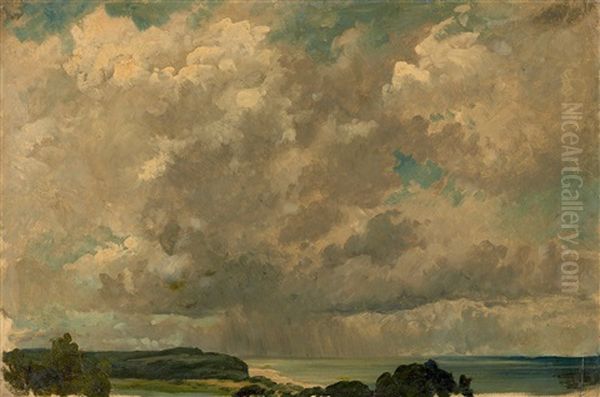 At The Baltic Sea Oil Painting by Friedrich Preller the Younger