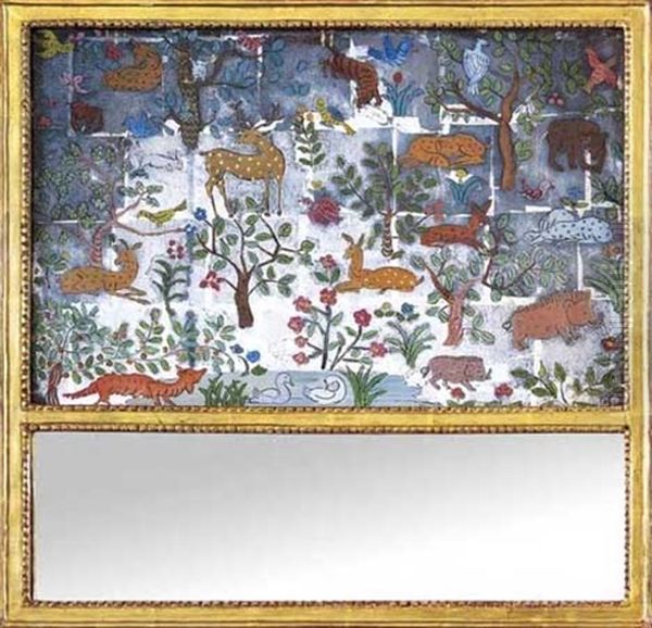 The Zoo Oil Painting by Charles E. Prendergast