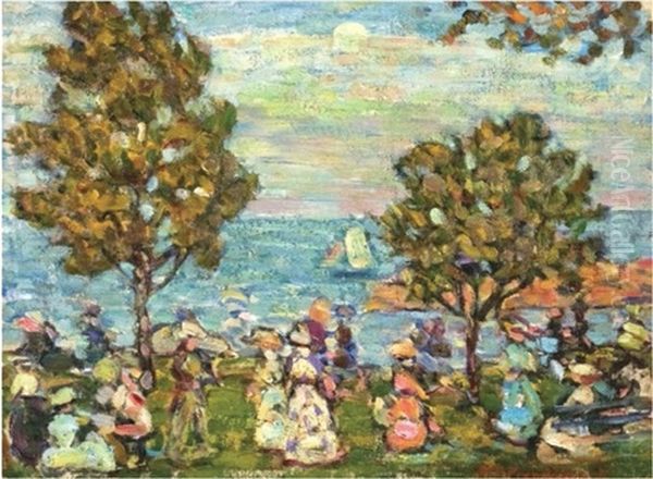 Screen Oil Painting by Maurice Prendergast